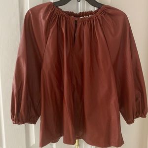 NEW - Who What Wear - Faux leather shirt